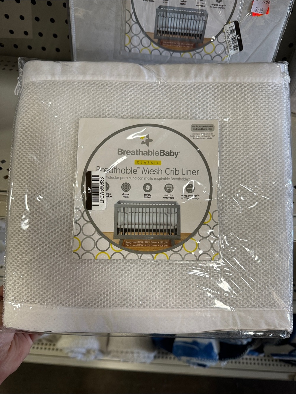 Classic Breathable Mesh Crib Liner